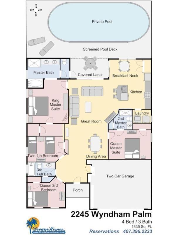 포 코너스 4 Bed 2245 빌라 외부 사진